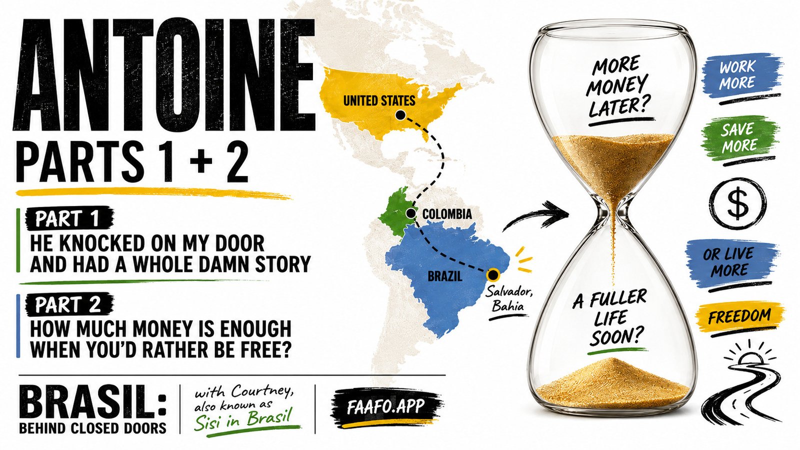 chat with Antoine – parts 1 and 2: a random knock, a passport, and a very different definition of freedom